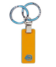 PIQUADRO BLUE SQUARE Leather keychain - Key holders