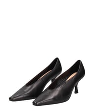 MARC ELLIS ME25 6cm heel d&eacute;collet&eacute;, in leather black - Women&rsquo;s shoes - 1