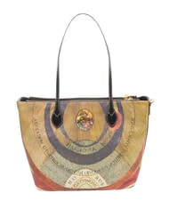 GATTINONI PLANETARIUM Shopping Bag wild watercolor/ dk taupe - Women&rsquo;s Bags - 1