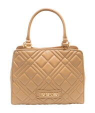 LOVE MOSCHINO QUILTED Handbag, with chain shoulder strap beige - Women&rsquo;s Bags - 1