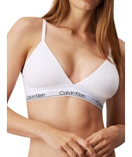 CALVIN KLEIN CK Stretch cotton bralette bra white - Women's Underwear - 1
