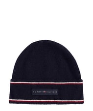 TOMMY HILFIGER CORP LAMBS Wool hat blue - Hats - 1