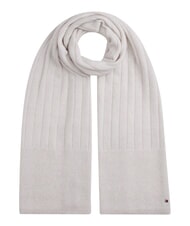 TOMMY HILFIGER FLAG FLUFFY Scarf grey - Scarves - 1