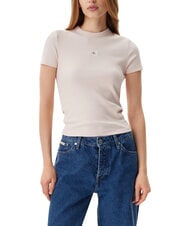 CALVIN KLEIN WOVEN LABEL Short-sleeved T-shirt pink - T-shirt - 1