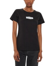 CALVIN KLEIN FADED MONOLOGO SLIM Short-sleeved T-shirt - T-shirt