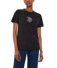 CALVIN KLEIN FONT GRAPHIC REGULAR Short-sleeved T-shirt - T-shirt