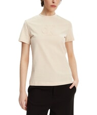 CALVIN KLEIN APPLIQUE REGULAR Short-sleeved T-shirt - T-shirt