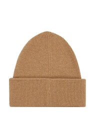 CALVIN KLEIN LEATHER PATCH Wool hat khaki - Hats - 1