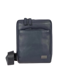 BRIC&rsquo;S TORINO Flat leather bag navy - Over-the-shoulder Bags for Men - 1