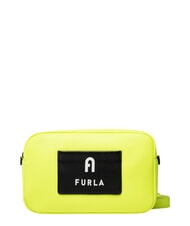 FURLA IRIS Mini handbag, with shoulder strap fluorescent yellow + black - Women&rsquo;s Bags - 1