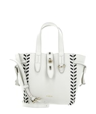 FURLA NET Mini handbag, with shoulder strap marshmallow + black - Women&rsquo;s Bags - 1