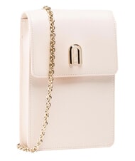 FURLA 1927 Vertical mini shoulder bag in ares leather PARCHMENT - Women&rsquo;s Bags - 1