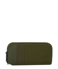 PIQUADRO P16PLUS SPECIAL Three-compartment pencil case, mixed leather - Sachets & Travels Cases