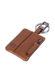 PIQUADRO BLACK SQUARE Leather keychain - Key holders