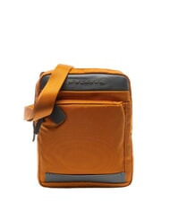 PIQUADRO KLOUT Leather and fabric bag LEATHER - Over-the-shoulder Bags for Men - 1