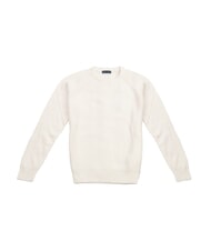 NORTH SAILS N|S Ribbed crew neck sweater Marshmallow - Men's Sweaters - 1