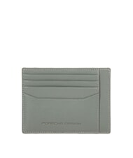 PORSCHE DESIGN BUSINESS  Leather card holder Grey - Men&rsquo;s Wallets - 1