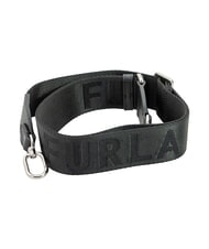 FURLA CAMPIONARIO - FIONA Logoed fabric shoulder strap Black - Accessories for bags - 1