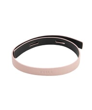 FURLA CAMPIONARIO - GIOVE Logoed shoulder strap, in leather dawn+black - Accessories for bags - 1
