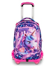 SJGANG PIXIE UNICORN Backpack with trolley, detachable chiffon - Backpack trolleys - 1