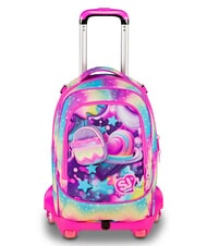 SJGANG SOFT POUCH GIRL Trolley backpack, detachable pink doll - Backpack trolleys - 1