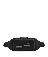 PIQUADRO ERMES Leather pouch Black - Hip pouches - 1