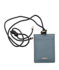 FURLA  LINDA Badge holder in leather slate - Women&rsquo;s Wallets - 1