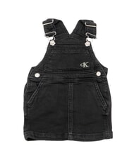 CALVIN KLEIN CK Denim overalls washed black - Children's trousers - 1