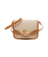 COCCINELLE C-ME CANVAS Mini leather shoulder bag reef / peach - Women&rsquo;s Bags - 1