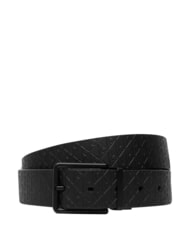 CALVIN KLEIN WARMTH BUCKLE Leather belt black/matte black - Belts - 1