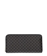 CALVIN KLEIN EMBLEM AOP Zip-around wallet black aop - Women&rsquo;s Wallets - 1