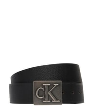 CALVIN KLEIN SSNL MONO Leather belt - Belts