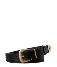 CALVIN KLEIN HW END TIP Leather belt - Belts