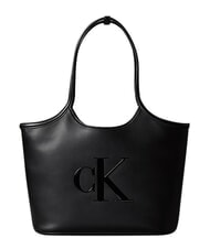 CALVIN KLEIN BOLD CK Shopper bag, shoulder bag on black - Women&rsquo;s Bags - 1