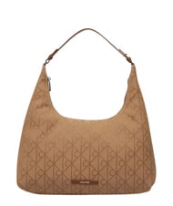 CALVIN KLEIN EMBLEM JAQUARD The Shoulder Bag cornstalk/tbd aop jqd - Women&rsquo;s Bags - 1