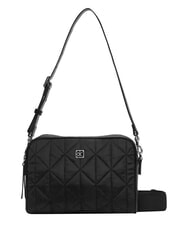 CALVIN KLEIN QUILTED NYLON Mini shoulder bag, with shoulder strap on black - Women&rsquo;s Bags - 1