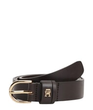 TOMMY HILFIGER ESSENTIAL EFFORTLESS Leather Belt Made in Italy - Belts