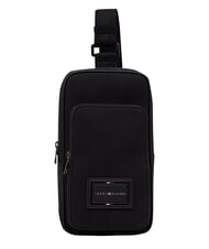 TOMMY HILFIGER TH FOUNDATION One-shoulder backpack black - Laptop backpacks - 1