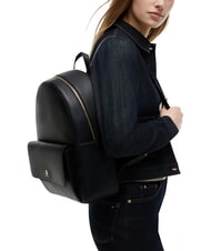 TOMMY HILFIGER TH ICON Backpack with front pocket black - Women&rsquo;s Bags - 1