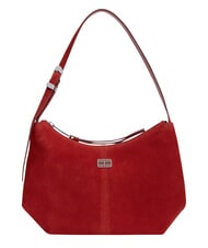 TOMMY HILFIGER TJW SLOUCHY Shoulder bag, in suede leather - Women&rsquo;s Bags