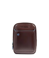 PIQUADRO BLUE SQUARE  iPad Mini bag MAHOGANY - Over-the-shoulder Bags for Men - 1