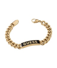 GUESS X POWER Plated steel bracelet yellow gold/black - Men's Bracelets - 1
