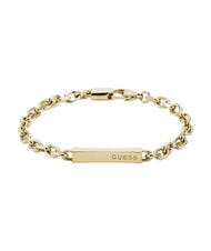 GUESS X PLATE Polished steel bracelet yellow gold - Men's Bracelets - 1