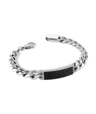 GUESS KINGS ROAD Plated steel bracelet stainless steel/blk - Men's Bracelets - 1