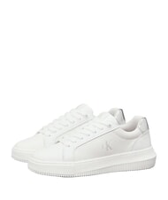 CALVIN KLEIN CHUNKY Leather sneakers white - Women&rsquo;s shoes - 1
