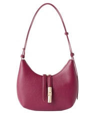 FURLA GOCCIA Hammered leather shoulder bag - Women&rsquo;s Bags
