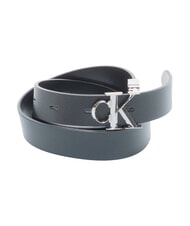 CALVIN KLEIN CK HARDWARE Reversible leather belt - Belts