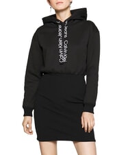CALVIN KLEIN CK JEANS Hooded dress - Woman Clothes