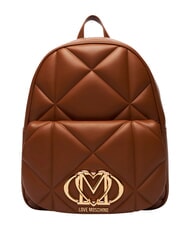 LOVE MOSCHINO EMBOSSED Backpack with front pocket - Women&rsquo;s Bags