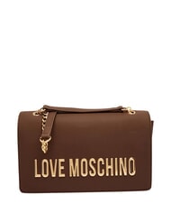 LOVE MOSCHINO BOLD LOVE Shoulder bag, with chain chestnut - Women&rsquo;s Bags - 1